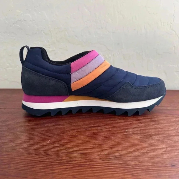 New Merrell J001698 Retro Navy Women's Size 7 Alpine Moc Strap Polar Shoes - Picture 4 of 12